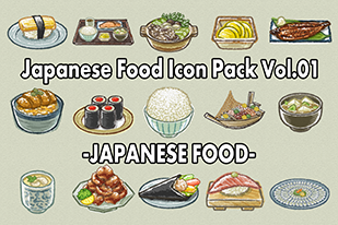 Japanese Food Icon Pack Vol.01