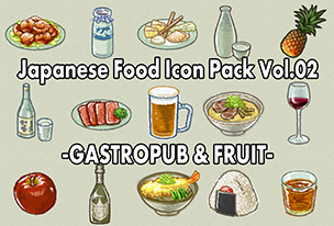 Japanese Food Icon Pack Vol.02
